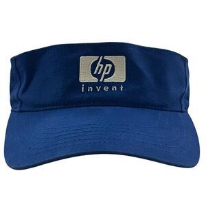Hewlett Packard's "hp invent" Adjustable Blue Visor Hat